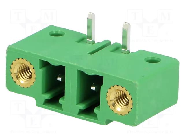 Connector: pluggable terminal block; socket; male; 8A; 160V; PIN: 2 PHOENIX CONTACT MC1.5/2-GF-5.08