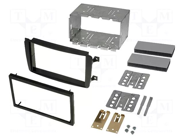 Radio frame; Mercedes; 2 DIN; black ACV RAM-40.108.3