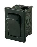 ROCKER SW, SPST, 10A, 250VAC, PANEL 1801.1101