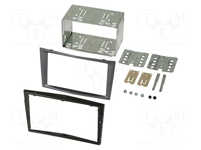 Radio frame; Opel; 2 DIN; charcoal-metallic ACV RAM-40.152.011.2