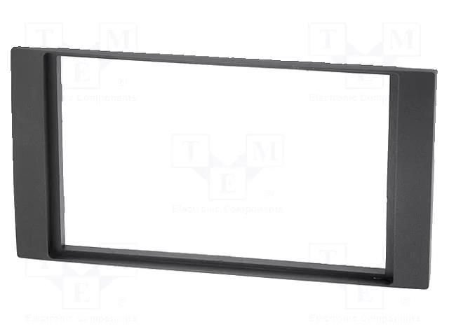 Radio frame; Ford; 2 DIN; anthracite PER.PIC. RAM-40.153.3