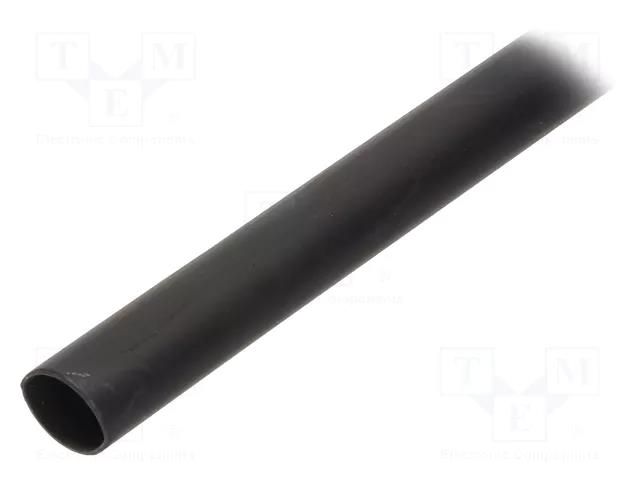 Heat shrink sleeve; glued; 4.5: 1; 32mm; L: 1m; black; -55÷110°C 3M MDT-A32/7