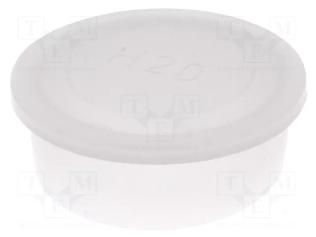 Stopper; Body: semi-transparent; Out.diam: 42.5mm; H: 16mm; LDPE SUNDPLAST KSH27