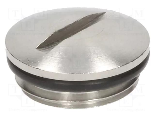 Stopper; M16; 1.5; IP68; brass; Plating: nickel; SKINDICHT® LAPP BL-M16