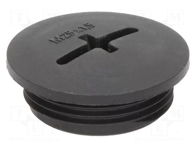 Stopper; M25; 1.5; IP54; polyamide; black; SKINDICHT®; 8mm LAPP BLK-GL-M25/BK