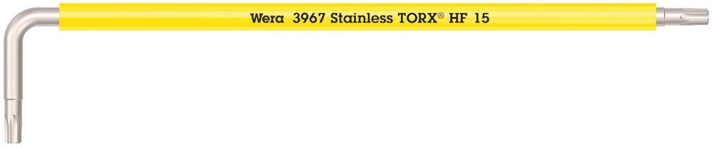 3967 SXL HF TORX® L-key Multicolour with holding function, long, stainless, TX 15x123, Wera 05022683001