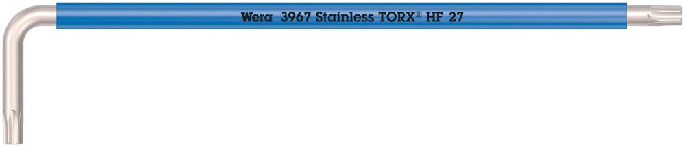 3967 SXL HF TORX® L-key Multicolour with holding function, long, stainless, TX 27x172, Wera 05022686001