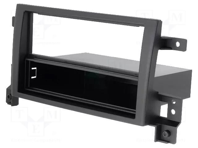 Radio frame; Suzuki; 2 ISO; black ACV RAM-40.181