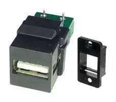 USB CONN, 2.0 TYPE A RCPT, SCREW TB KUA2BPM