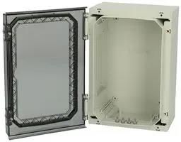 ENCLOSURE, 320MM X 220MM X 150MM, GREY NEO PC 322215 T