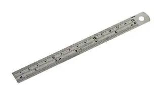 RULER, STAINLESS STEEL, 6", 500PC MP009778