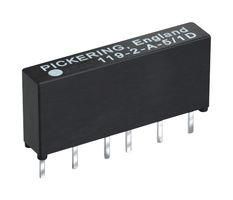 REED RELAY, DPST-NO, 5V, THT 119-2-A-5/1D