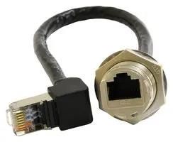 ENET CABLE, C3 RJ45 RCPT-R/A PLUG, 200MM MP009801