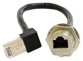 ENET CABLE, C3 RJ45 RCPT-R/A PLUG, 200MM MP009802