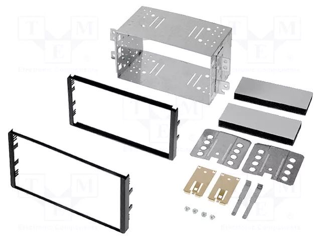 Radio frame; Kia; 2 DIN; black PER.PIC. RAM-40.230.2