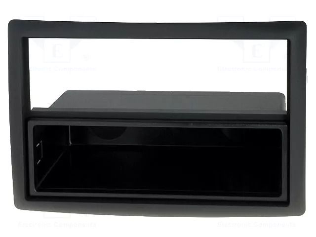 Radio frame; Renault; 2 DIN; black ACV RAM-40.235