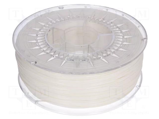 Filament: ABS+; Ø: 1.75mm; white; 230÷240°C; 1kg DEVIL DESIGN DEV-ABS+1.75-WH