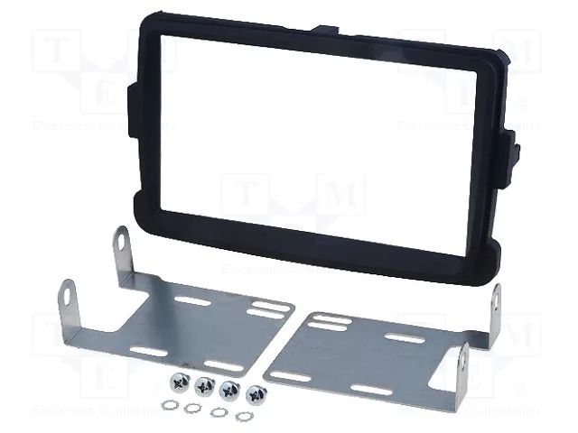 Radio frame; Dacia; 2 DIN; dark grey PER.PIC. RAM-40.262.3