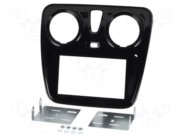 Radio frame; Dacia; 2 DIN; black PER.PIC. RAM-40.262.7