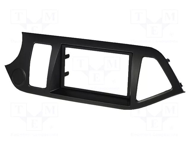 Radio frame; Kia; 2 DIN; black PER.PIC. RAM-40.448.1