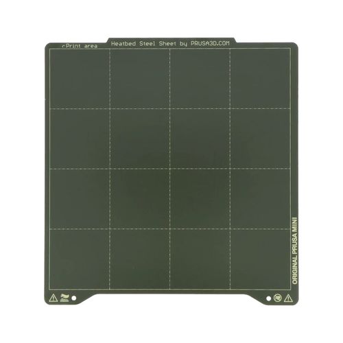 Spring steel sheet with self-adhesive sheet of PEI - for 3D printers Prusa Mini+ - smooth PSA-19935 5904422350130