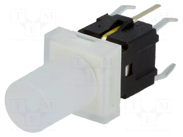 Switch: keypad; Pos: 2; SPST-NO; 0.05A/12VDC; silver; LED; yellow HIGHLY ELECTRIC PB6149L-2C