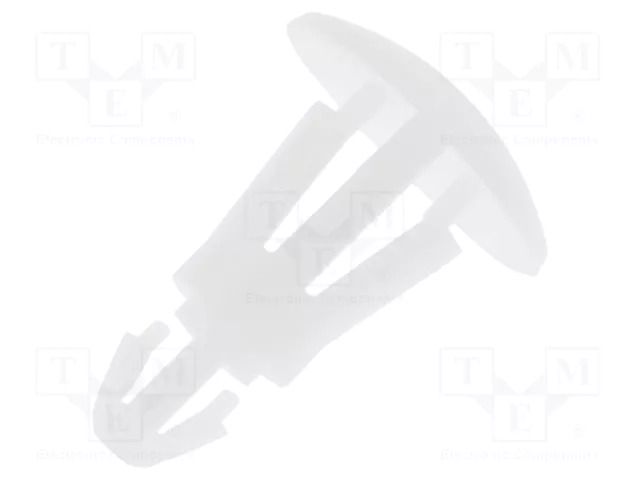 Assembly stud; polyamide; L: 6.3mm; snap fastener; natural FIX&FASTEN FIX-RCC-6.3