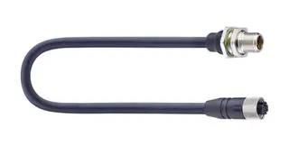 SENSOR CORD, 8P M12 PLUG-M12 RCPT, 1M RSTS 8Y-RKTS 8Y-922/1 M