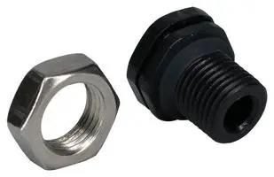 VENT PLUG W/O-RING WASHER, M8X1, BLACK IPV-67801-B