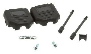 D SUB BACK SHELL, SIZE DC, NYLON 6.6 972-037-01SR011