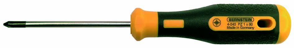 Cross-recess screwdriver PZ, EUROline-Power, size 2, blade length 100 mm 4-544
