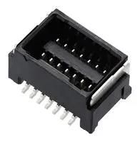1.25W/B DL PLG ASSY 10P BLK W/O CVR TP 207760-1071