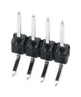 CONN, R/A HEADER, 4POS, 1ROW, 2.54MM 22-28-8041