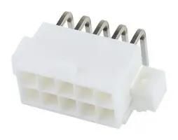 MINIFIT JR RA DR /FLGS 30AU V-0 10CKT 39-29-4109