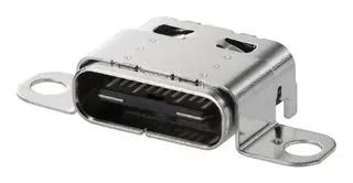 USB CONN, TYPE C 3.1, R/A RCPT, 24P, SMT 205714-1001