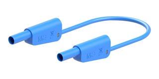 STACKABLE 4MM BANANA PLUG, BLUE, 1M 66.2013-10023