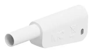 BANANA CONNECTOR, WHITE, PLUG, 19A 66.2020-29