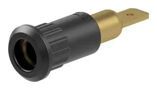 BANANA CONNECTOR, BLACK, SOCKET, 25A 64.3010-21
