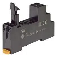 RELAY SOCKET, 5 PIN, 10A, DIN RAIL P2RFZ-05-E