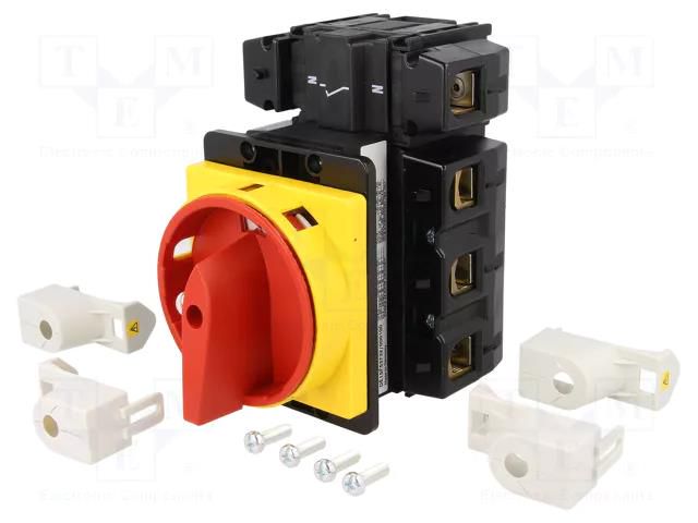 Switch: main cam switch; Stabl.pos: 2; 160A; OFF-ON; Poles: 3+N EATON ELECTRIC P5-160/EA/SVB/N