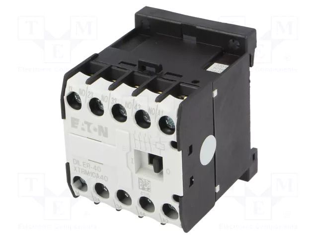 Contactor: 4-pole; NO x4; 230VAC; 6A; DILER; screw terminals EATON ELECTRIC DILER-40-230VAC