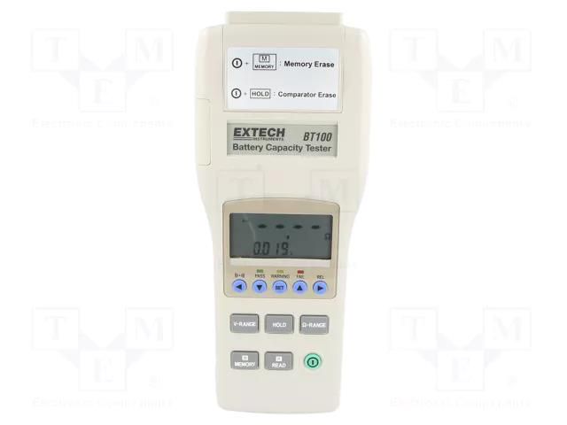 Tester: batteries and rechargeable batteries; 250x100x45mm EXTECH BT100