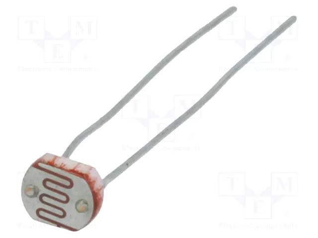 Photoresistor; 100mW; 16÷50kΩ; 540nm; THT; 150VDC; ØLED: 5mm Token PGM5537