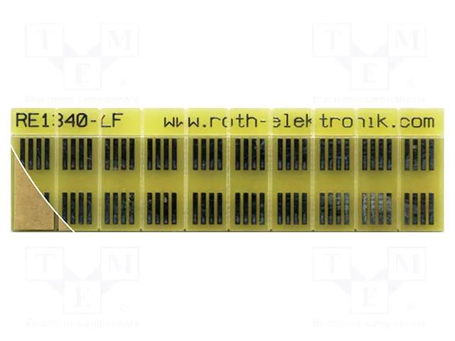 Board: universal; single sided,prototyping; W: 19mm; L: 67.25mm ROTH ELEKTRONIK GMBH RE1340-LF