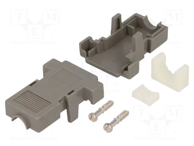 Enclosure for connectors: D-Sub; D-Sub 9pin,D-Sub HD 15pin ENCITECH CCOV09-SN-LG