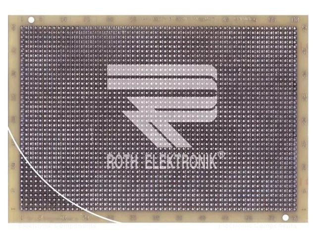 Board: universal; double sided,prototyping; W: 114.3mm; L: 165.1mm ROTH ELEKTRONIK GMBH RE233-LF