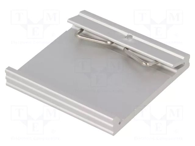 DIN rail mounting bracket; aluminium; 50mm; Rail: TS35 FISCHER ELEKTRONIK KL-35-50