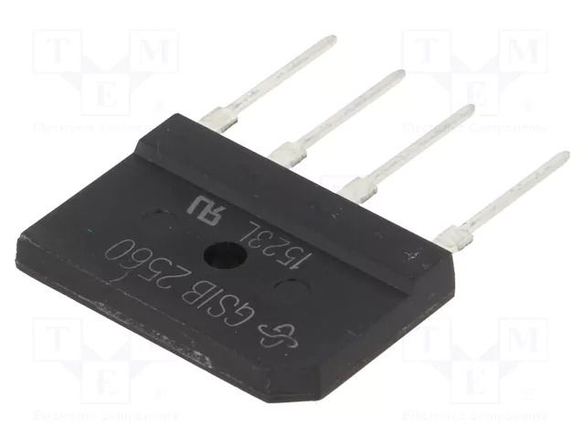 Bridge rectifier: single-phase; Urmax: 600V; If: 25A; Ifsm: 350A VISHAY GSIB2560-E3/45