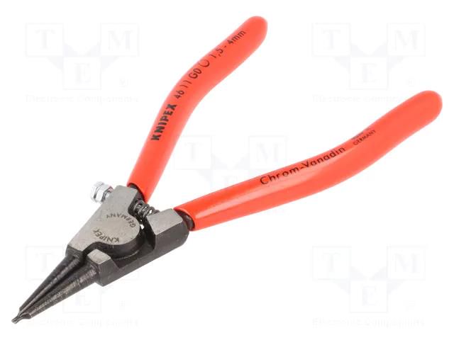 Pliers; for circlip,for circlip without holes; external KNIPEX KNP.4611G0