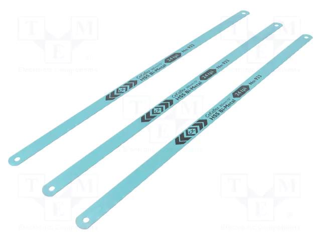 Hacksaw blade-set; metal; Blade len: 300mm; 24teeth/inch; W: 12mm C.K CK-0931R12